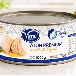Atún Premium Vima en Aceite Vegetal 🐟 1KL