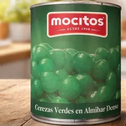 Cerezas Verdes Mocitos en Almíbar