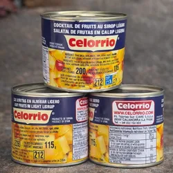 Cocktail de Frutas en Almíbar Celorrio 🍍🍑🍒1UNI