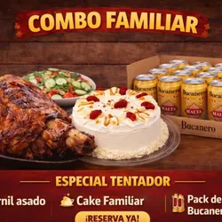 Combo Familiar Completo Especial 🍖🎂🥤