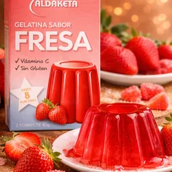 Gelatina Sabor Fresa Aldaketa 🍓✨