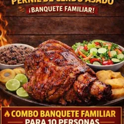 Gran Banquete Familiar de Pernil Asado 🔥🍖 (10 personas)