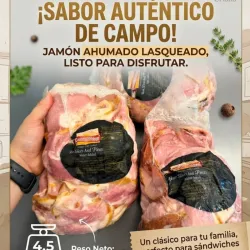 Jamón ahumado lasqueado