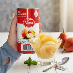 Pera en almíbar