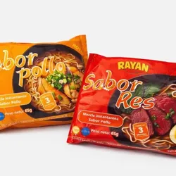 Sopa Instantánea Sabor Pollo y Res (65 g)