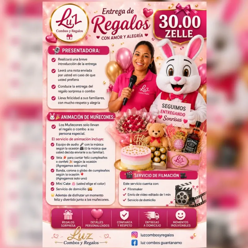 🌹✨️PRESENTADORA Y ANIMACIÓN 🎊