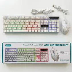 Kit Teclado Mouse Alámbrico RGB