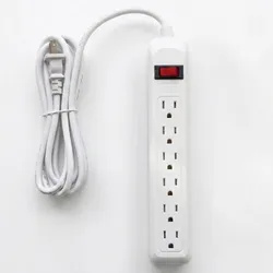 Extensión Eléctrica de 6 enchufes