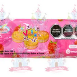Galletas Vaivai Sabor Fresa ( Estuche de 12u )