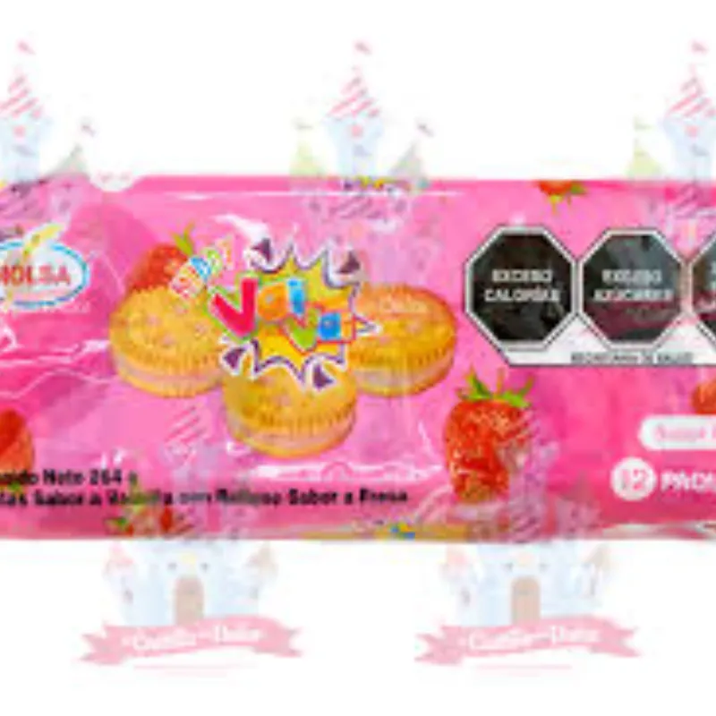 Galletas Vaivai Sabor Fresa ( Estuche de 12u )