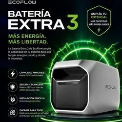 BATERÍA EXTRA INTELIGENTE ECOFLOW DELTA 3 – 1024 Wh