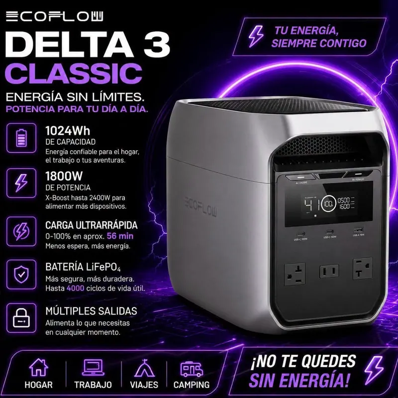 ECOFLOW DELTA 3 CLASSIC