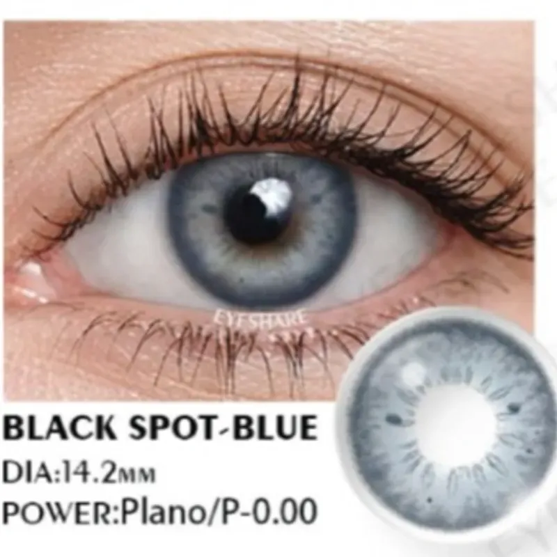 Lentes de contacto Black Spot-Blue