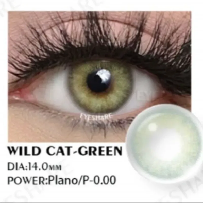 Lentes de contacto Wild Cat-Green