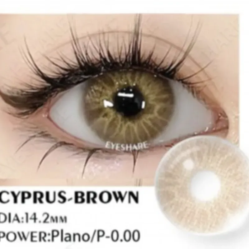 Lentes de contactos Cyprus-Brown