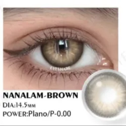 Lentes de contactos Nanalam-Brown