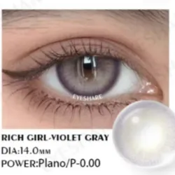 Lentes de contactos Rich Girl-Violet gray