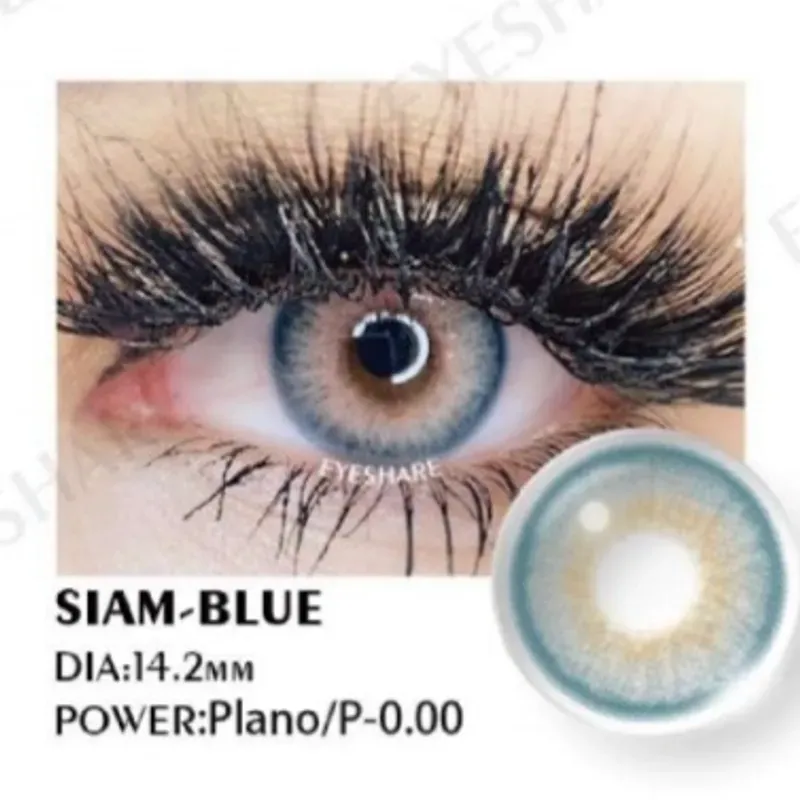 Lentes de contactos Siam-Blue