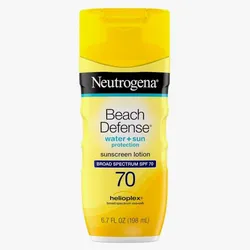 Beach Defense Sunscreen Lotion SPF 70, 198ml Neutrogena