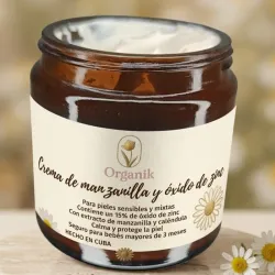 Crema de manzanilla y óxido de zinc 