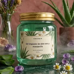 Gel limpiador de aloe vera y manzanilla 