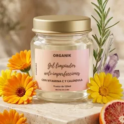 Gel limpiador de vitamina C y caléndula
