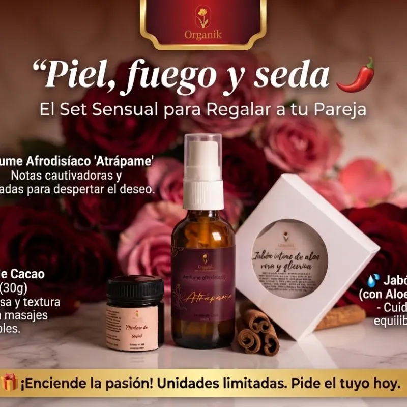 Set "Piel, fuego y seda"