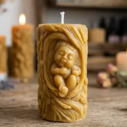 Vela forma de bebé
