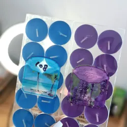 Velitas de chapita (colores) 