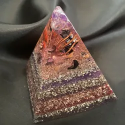 Orgonita base roja y morada
