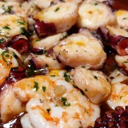 Pulpo al ajillo 