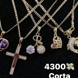 Cadena fina corta 