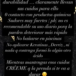 Cuidos de las prendas para mayor durabilidad ✨☺️