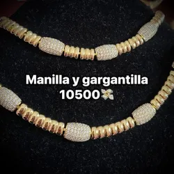 Juego de gargantilla y manilla 