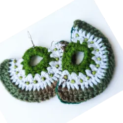 Pendientes Semi-Luna KIWI