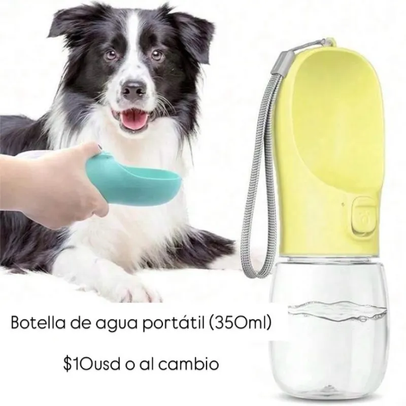 Botella de agua portátil (350ml) amarillo