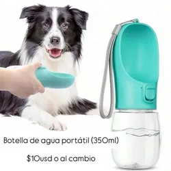 Botella de agua portátil (350ml) Azul