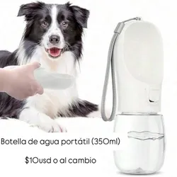 Botella de agua portátil (350ml) Blanco