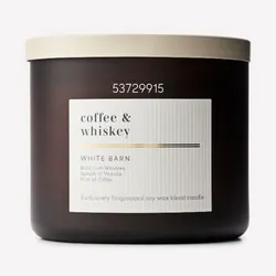 coffee & whiskey Vela aromática de 3 mechas 411g