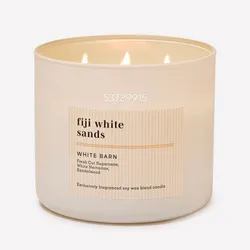 fiji white sands Vela aromática de 3 mechas 411g