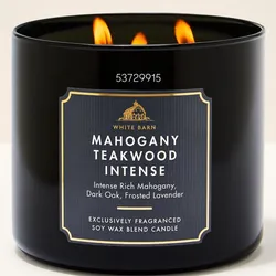 MAHOGANY TEAKWOOD INTENSE Vela aromática de 3 mechas 411g