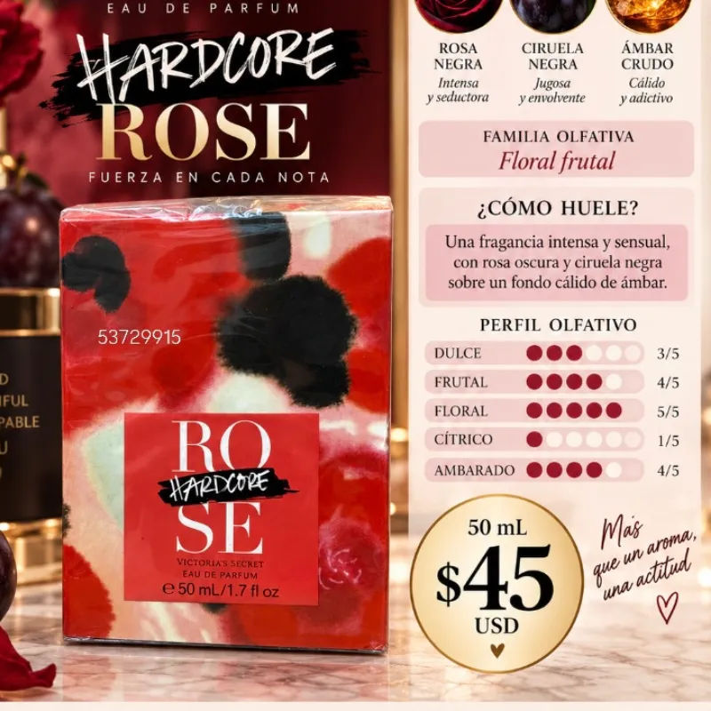 Perfume Hardcore Rose 50ml