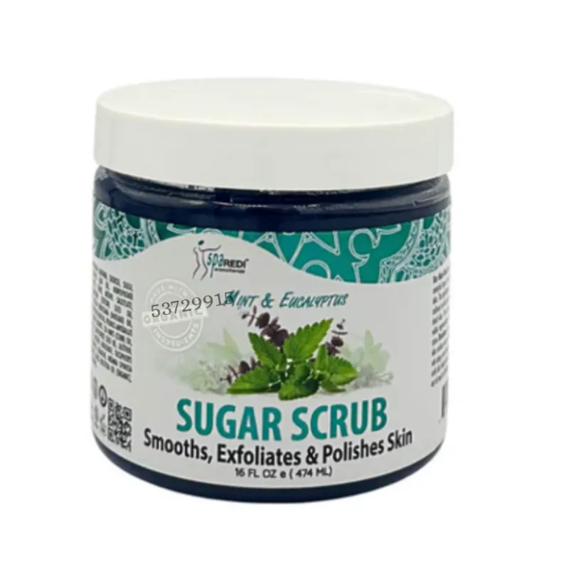 Sugar scrob 16oz menta y eucalipto