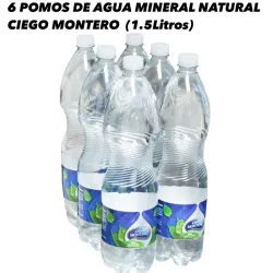 Blister Agua Natural Ciego Montero 1.5L