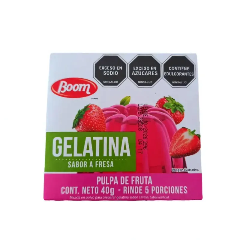 Gelatina Fresa 40g