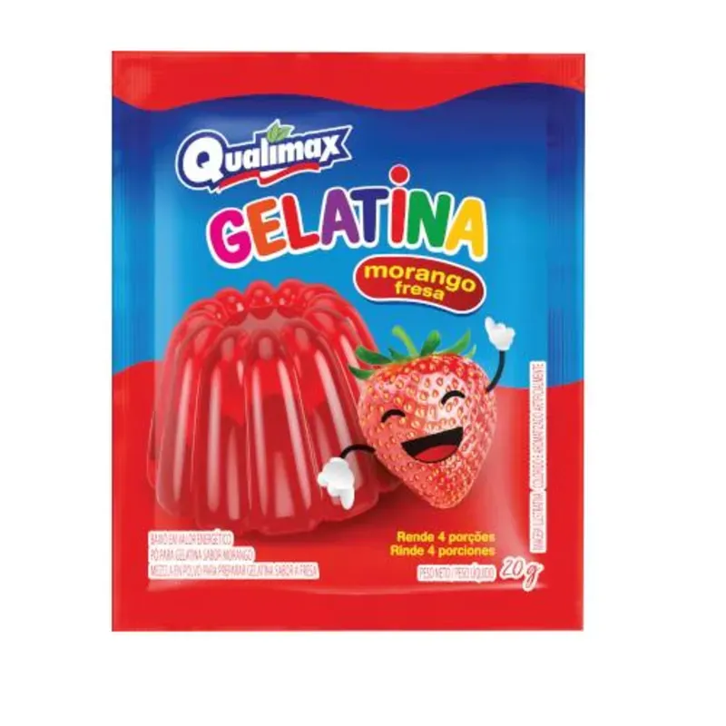 Gelatina Qualimax Fresa (2U)