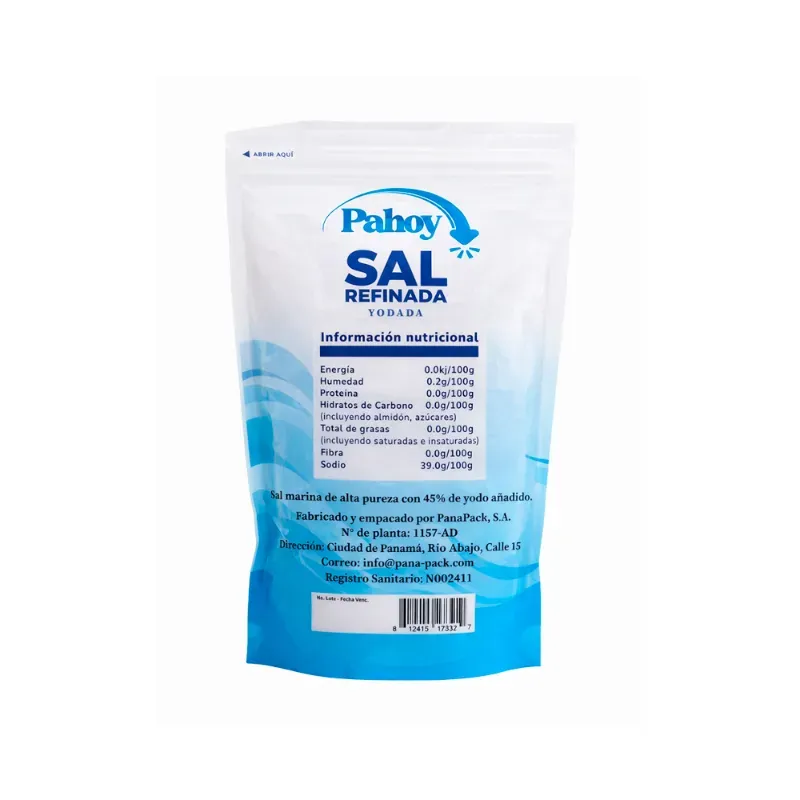 Sal Refinada Pahoy 454g ( 1Libra )