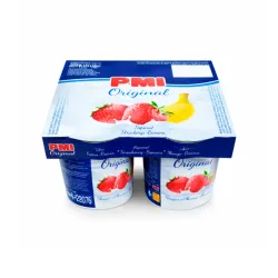 Yogurt PMI Fresa-Platano (4x120g)