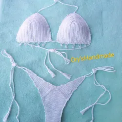 Bikini sencillo con perlitas 😍✨