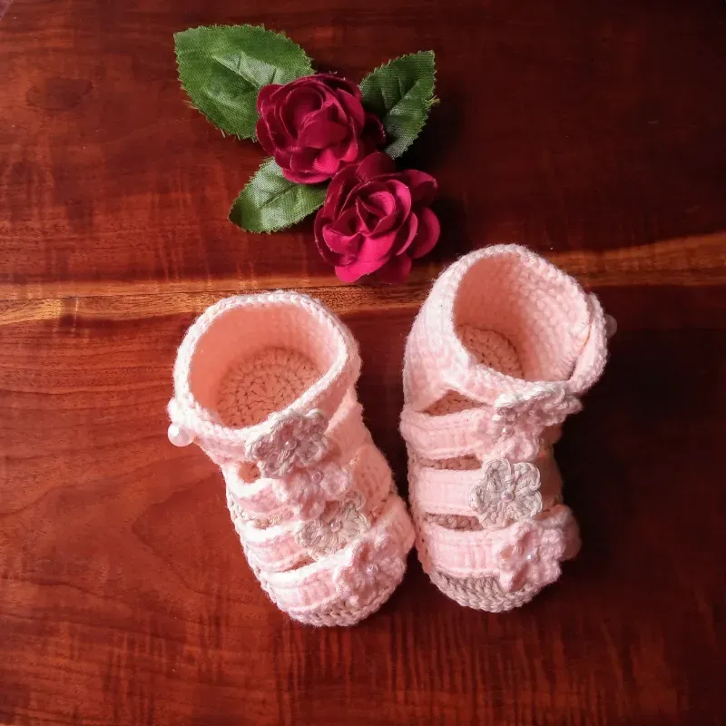 🌼Modelo Emma !!!.Sandalia tejida a crochet.